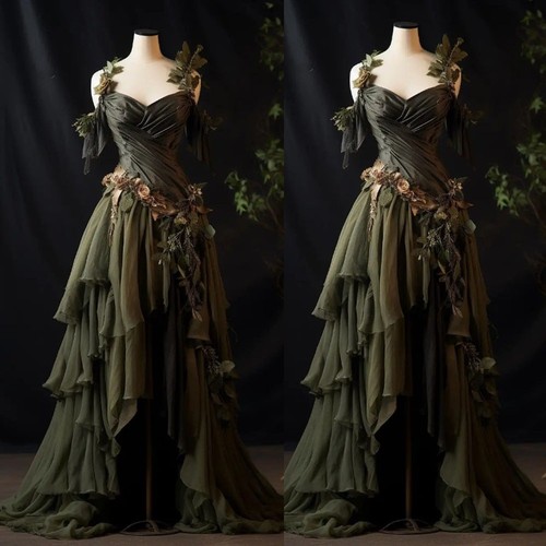 Vintage dark green wedding - vintage,